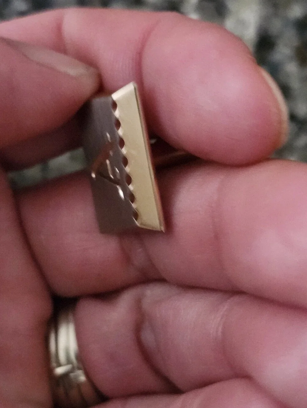 Vtg Monogram 'A' Silver-Tone Cufflinks